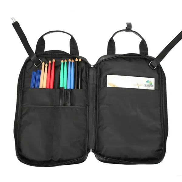Leather Drum Stick Drumsticks Bag Carrying Case Parts Accessory - Image 5